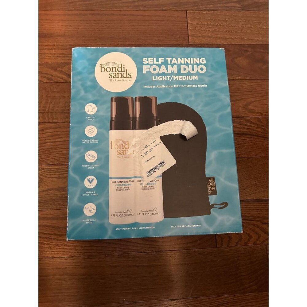 Bondi Sands Self Tanning‎ Foam Duo Light / Medium - NIB
